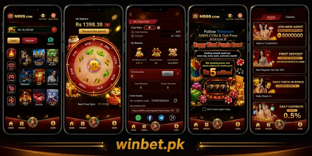 N999 Game Play and Win Exclusive Rewards.