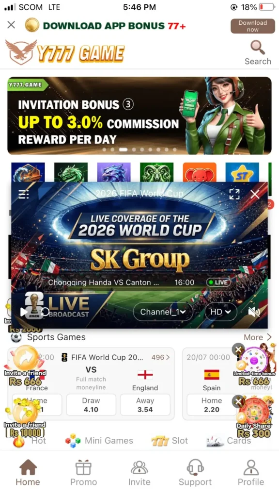 Y777 Game