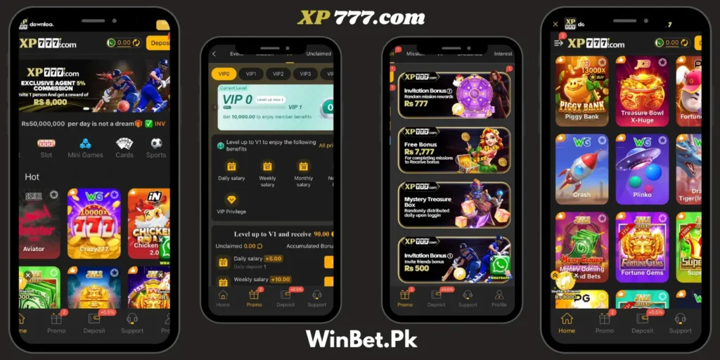 XP777 Game Is a Modernly Designed Game for Earning Money.