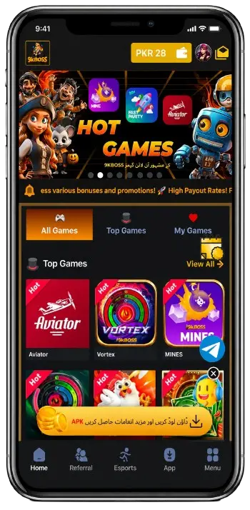 9KBoss newly launched game 2026.