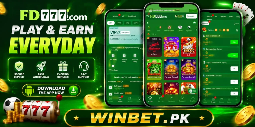 Fd777 Game Play and Earn Everyday.
