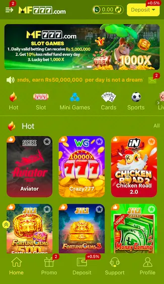 MF777 Game Login